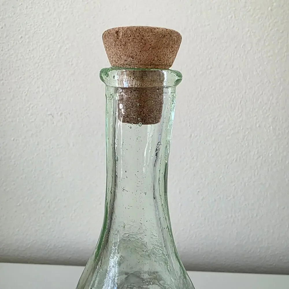 Vintage Porfidio Single Barrel Añejo Tequila Bottle Cactus Inside Glass Mexico